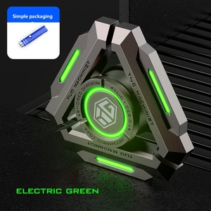 Black Technology Fingertip Gyro Limited Edition Hand Spinner Metal Glow in Dark Finger Decompression Boy <strong>Toy</strong> - Product Image 5