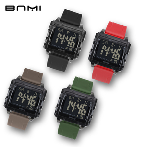 Montre numérique carrée pour les tendances Montre électronique à affichage analogique Chronomètre <span class=keywords><strong>Réveil</strong></span> multifonctionnel Montre numérique carrée - Product Image 2