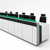 Console de levage de nouveau produit personnalisée, console de sous-titres intelligente, bureau de centre de commande gouvernemental