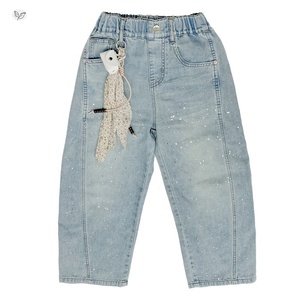Jeans larges à paillettes pour adolescentes, pantalons légers d'été pour filles adolescentes, pour l'extérieur - Product Image 4