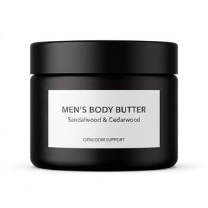 Beurre corporel pour hommes en gros OEM/ODM, marque privée, bois de santal et cèdre, hydratant profond non gras pour hommes - Product Image 6