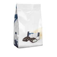 Chocolat noir à la noix de coco Russell Stover, mini sachet à soufflet, 6 onces, fermeture éclair, plastique BOPP, emballé individuellement, bonbons