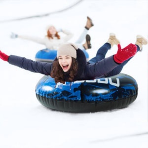 Tubo de Nieve Inflable de PVC de Lujo con Asa, 37 Pulgadas, para Deportes de Invierno - Product Image 2