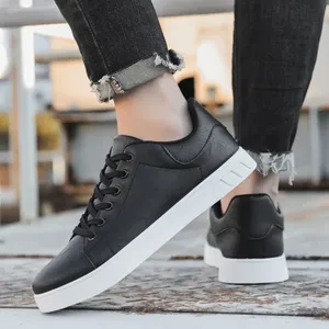 Mocasines Retro Casuales, Zapatillas Planas Clásicas de Cuero para Hombre, Transpirables, con Lengüeta con Logotipo Impreso, para Primavera/Otoño - Product Image 6