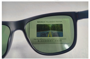 100 шт., поляризованные солнцезащитные очки в черной оправе - Product Image 6
