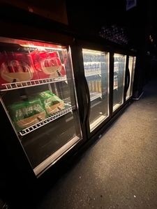 Exhibidor Refrigerado para Bebidas, Vino y Cerveza, Refrigerador para Supermercados, Bebidas, Frutas, Enfriado por Aire, Sin <span class=keywords><strong>Escarcha</strong></span>, Congelador de Triple Puerta para <span class=keywords><strong>Bar</strong></span> - Product Image 5