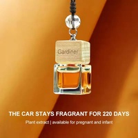 Diffuseur de parfum pour voiture suspendu personnalisé avec logo, 10 ml, diffuseur d'air carré pour voiture, parfum liquide pour voiture suspendu
