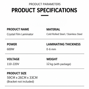 Goosam Uv Dtf Film Autocollant Rouleau à Rouler Transfert À Froid 30cm Machine À Plastifier Format De Taille A3 <span class=keywords><strong>Plastifieuse</strong></span> Entièrement Automatique - Product Image 6