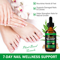 ELAIMEI 60ml Sérum Traitement Rapide Ongles Mycose en 7 Jours Marque Privée Huile Réparatrice Ongles au Gingembre Originale Sérum Croissance Rapide Ongles