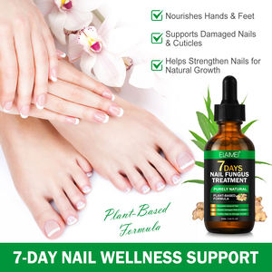 ELAIMEI 60ml 7日ファストネイル真菌治療血清プライベートラベルオリジナルジンジャーネイル修理油ファストネイル成長血清 - Product Image 3