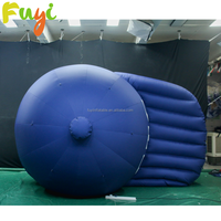 Exposición Publicidad Sombreros inflables Gigante Inflable Gorras con visera Modelo Globo Sombrero de vaquero inflable
