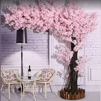 Hochwertige Künstliche Prachtvolle Rosa Blütenbäume für Hochzeiten Kirschblütenbäume für Innenräume Heim Büro Dekoration Umweltfreundlich