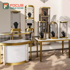 Luxury Custom Commercial Jewelry Watch Display Cabinet Multi Functional Retail Glass Metal Showcase Design - Product Image 5