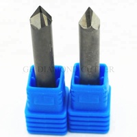 Gran oferta torno CNC mármol tallado letra Bit 10mm piedra diamante PCD herramienta de grabado para granito de piedra Cnc