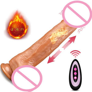 Römischer Kaiser Flüssigsilikon-<span class=keywords><strong>Dildo</strong></span> mit Kabelloser Fernbedienung, Teleskop-Schwingung, Vollautomatischer Stoßfunktion für Frauen - Product Image 4