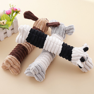 Wholesale Hot Stuffed Plush Dog Toys Cartoon Cute Luxury Cow Elephant <b>Squeaky</b> Interactive Small Chew Toys Kinghon Brand Custom - Product Image 5