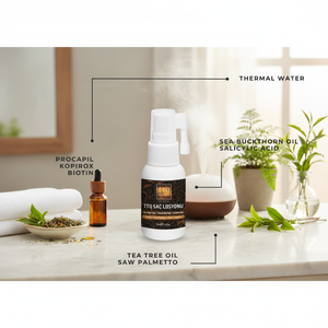 Loción Capilar Herbal TTO Clinic 60ml con Biotina y Queratina, Hidratación Profunda, Nutritiva, Terapia Antienvejecimiento, Reparación, Aceite para Masaje del Cuero Cabelludo - Product Image 3