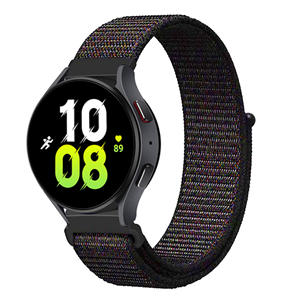 Bracelet de montre plat en nylon Velcro pour Huawei GT3 Samsung 4/5/6 Bracelet de montre <span class=keywords><strong>Garmin</strong></span> Venu - Product Image 5