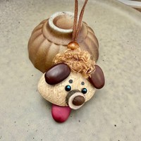 Leuke fruitshell pod poppen tas hanger afgewerkt handgemaakt cadeau Tata kleine hanger auto hangend praktisch verjaardagscadeau