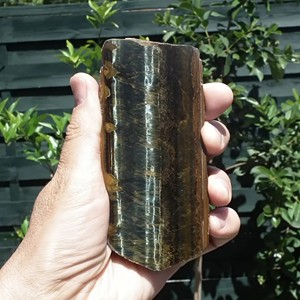 <b>New</b> Arrival Polished <b>Healing</b> Crystal Slice Slab Eco-Friendly Irregular Shape tiger Eye Stone Slice for Decoration - Product Image 5