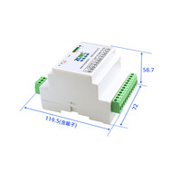 Módulo de Relé Ethernet, Interruptor de Control Remoto de 2 Canales con Modbus TCP para Automatización Industrial