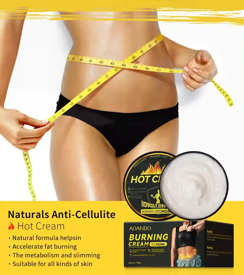 Hot Cream Cellulite and Fat Burner Body Slimming Cream For Belly Burn Fat Burning Shaping Waist for Weight Loss