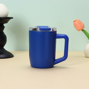 Taza de Café Irrompible de Acero Inoxidable de 15 oz, Doble Pared Aislada con Tapa para Cafetería - Product Image 4
