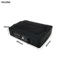 Subwoofer actif 6x9 pouces sous siège, haut-parleur de basses pour voiture, boîtier en alliage d'aluminium, mince, amélioration audio automobile, OEM ODM