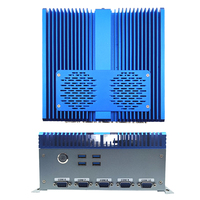 PC industriel embarqué sans ventilateur Intel Core i3/i5/i7, stockage 256 Go, double LAN, ports COM parallèles, 2 emplacements DDR4, robuste