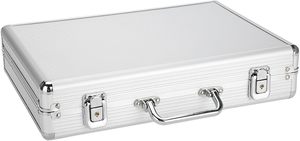 Scatola Porta <span class=keywords><strong>Orologi</strong></span> con 24 Scomparti in Lega <span class=keywords><strong>di</strong></span> Alluminio, Custodia per <span class=keywords><strong>Orologi</strong></span> con Chiusura a Lucchetto per <span class=keywords><strong>Uomo</strong></span> e Donna, Elegante Contenitore per <span class=keywords><strong>Gioielli</strong></span> - Product Image 3