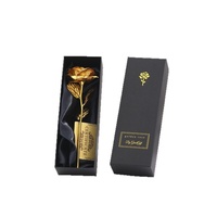 Kotak Hadiah Mawar Emas Berlapis Foil Mewah, Dapat Digunakan Kembali, Ramah Lingkungan untuk Hari Ibu, Hari Valentine, Festival Qixi