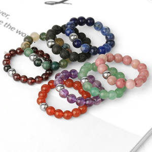 Delicado anillo de piedra Natural de 4mm para mujeres y hombres, anillo de dedo de piedras preciosas con cuentas elásticas hechas a mano, regalo de joyería - Product Image 5