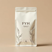 Sachets en plastique refermables personnalisés avec doublure en aluminium, petits sachets Mylar pour l'emballage du café et du thé