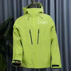 Ropa de senderismo impermeable con logotipo personalizado y chaquetas al aire libre a prueba de viento, chaqueta cortavientos con capucha para correr para hombres - Product Image 1