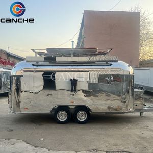 Remolques de Comida Rápida Móviles para Café, Helados, Pizza, Totalmente Equipados, de Acero Inoxidable, Multifuncionales, para Hot Dogs - Product Image 2