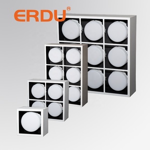 Aouerdu — spot lumineux Led carré et réglable, blanc, éclairage d'intérieur, luminaire décoratif de plafond, lumière à intensité réglable, 5/7/9/12w, <span class=keywords><strong>GX53</strong></span> - Product Image 4