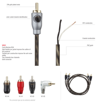 1/0 Gauge 100% kuat, Kit kabel Amp OFC 0 GA Audio mobil