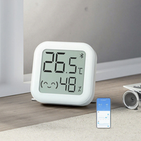 Mini termómetro inalámbrico Bluetooth de alta precisión para interiores y medidor de humedad Pantalla LCD HD Dispositivo de plástico pequeño para uso doméstico