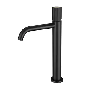 Best Quality Single Hole 1 Piece Taps Basin Mixer Faucets Classical Black Basin Faucet For Basin