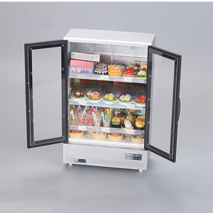 Modelo de Muebles Miniatura para Escena en Miniatura de Cocina y <span class=keywords><strong>Supermercado</strong></span>, Refrigerador y Congelador de Doble Puerta BTXIXI - Product Image 2