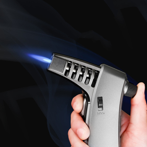 Bán Buôn Jocon Thương Hiệu Kim Loại Ngọn Lửa Duy Nhất Máy Bay Phản Lực Nhẹ Hơn Refillable Butan Torch Hàn Súng Thanh Phụ Kiện Cigar Bật Lửa - Product Image 3