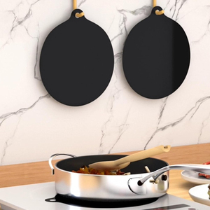 Ensemble de tapis de protection à induction en silicone noir 6 pièces - Product Image 4