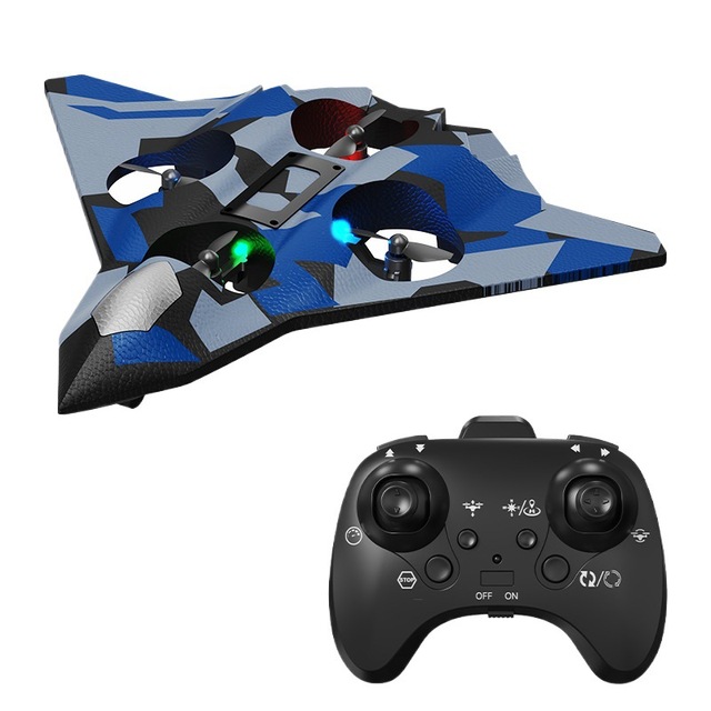 YT 2.4G Hot Sale RC Stunt Foam Aircraft Toys Remote Control Airplane for Kids Adults Outdoor Flying Toy Fighter Light Effects