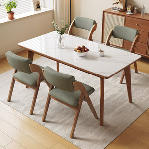 Chaise pliante en bois massif, design minimaliste rembourré, pour la maison, la salle à manger, le bureau, gain de place - Product Image 3