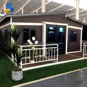 บ้านคอนเทนเนอร์เคลื่อนที่หรูหราแบบพกพา สำเร็จรูป พับเก็บได้ ขยายได้ พร้อมห้องนอน ห้องน้ำ และห้องครัว - Product Image 6