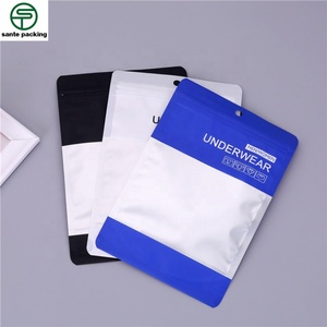 Custom Thickened Material Recyclable Plastic Bag with Valve Zipper Top for Children's Underwear Socks Packaging Gravure Printed - Product Image 4