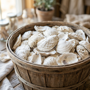 Conchiglie di Ostriche Naturali Pulite all'Ingrosso per Artigianato, Decorazioni per la Casa in Stile Costiero e Progetti Fai-da-Te, Grandi Conchiglie Marine all'Ingrosso - Product Image 2