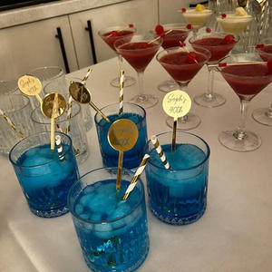 Venta caliente personalizado su logotipo Bar copa de vino bebida acrílico agitador para decoración del banquete de boda - Product Image 4