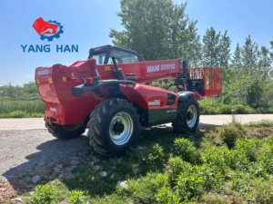 Offre Spéciale : Chargeur télescopique Manitou d'<span class=keywords><strong>occasion</strong></span> de 12 mètres et 3,5 tonnes avec fourches et <span class=keywords><strong>benne</strong></span> rotative - Product Image 5