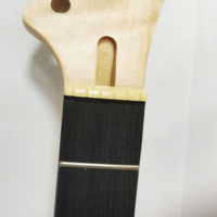 Manche de guitare électrique HIVE en bois d'érable avec touche en palissandre, tête de manche banane, écrou ABS de 42 mm, 6 cordes, forme en T, 22 frettes